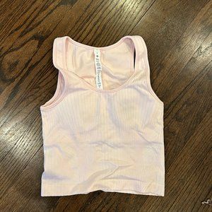 Ebb to Street Cropped Racerback Tank Top